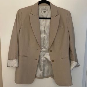 Tahari Beige Blazer Size 6